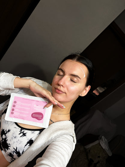 Silikónová náplasť na vrásky na čele