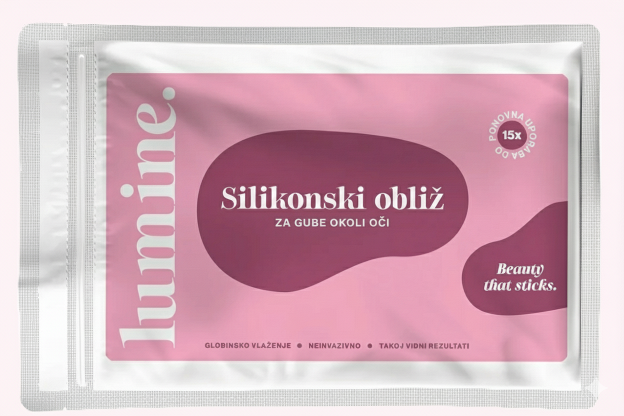 Silikónová náplasť na vrásky okolo očí