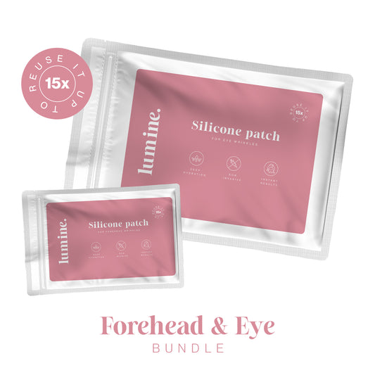Silikónové náplasti proti vráskam – oči & čelo (balíček)